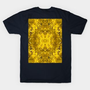 Yellow Forsythia Pattern T-Shirt